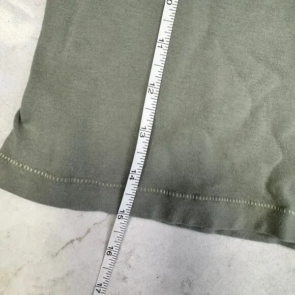 SKIMS Olive Green Cotton Tank Top Women's XS Minimalist Luxury Clean Loungewear - Picture 14 of 15